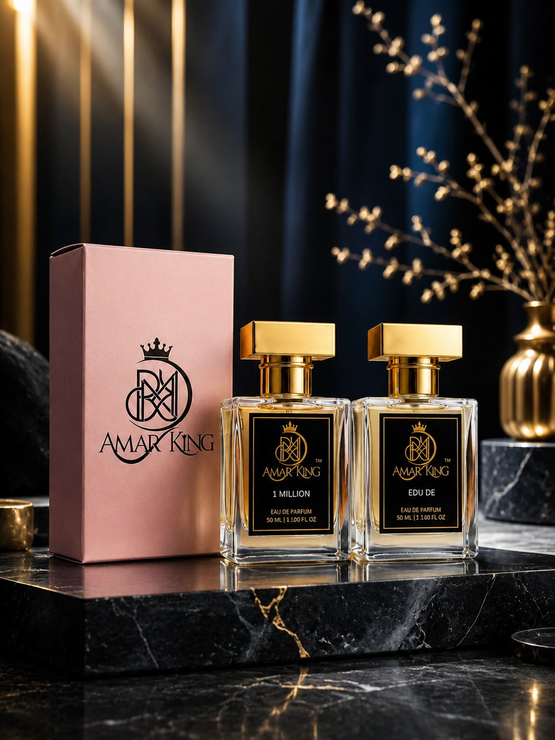 1 MILLION AND EDU DE COMBO OFFER AMAR KING PERFUME