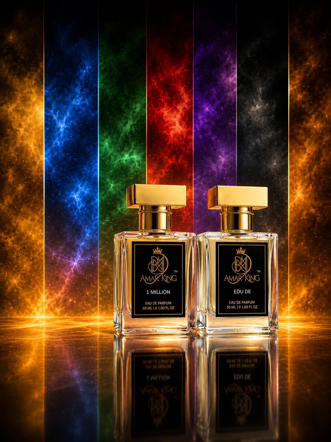 1 MILLION AND EDU DE COMBO OFFER AMAR KING PERFUME